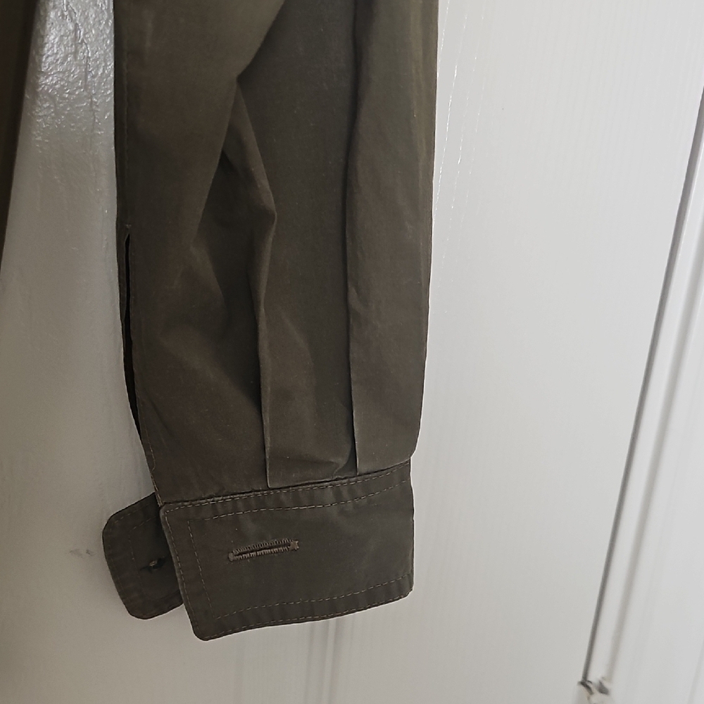 Vintage 80's Norman Todd CA Military Utility Jacket Olive Green Medium - Picture 6 of 13